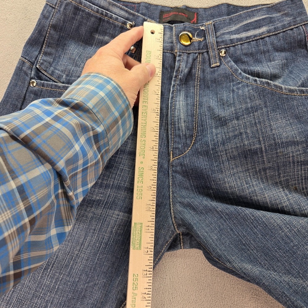 VTG Levis Engineered Jeans Mens Blue Med Wash Straight Japan Twisted Fits 27x26 - Picture 7 of 16
